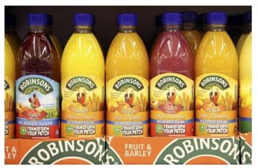 Robinsons fruit cordial bottles