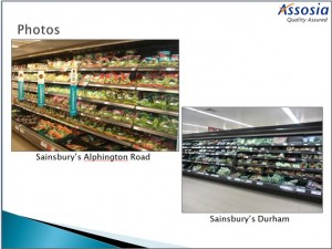 Space vs. Sales Studies across Sainsbury's stores 1