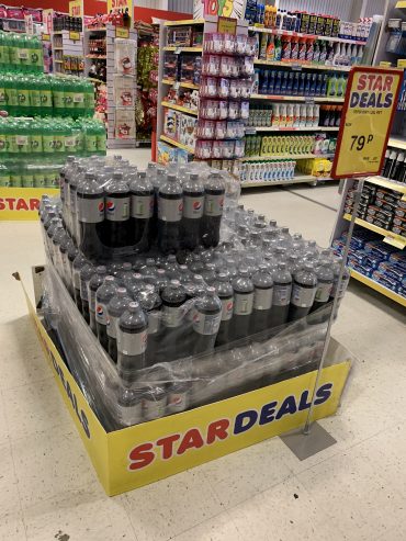 Discount Supermarket Fizzy Drinks Offer Section